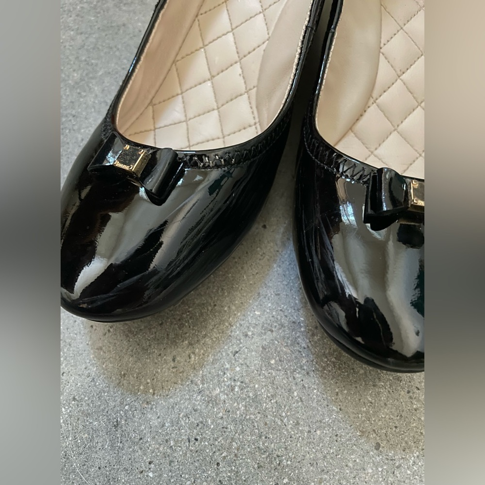 Cole Haan Tali Mini Bow Wedge Flats - Picture 2 of 8